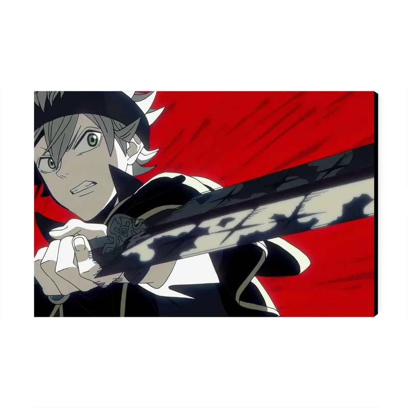 تابلو شاسی عرش مدل انیمه شبدر سیاه Black Clover کد As1457