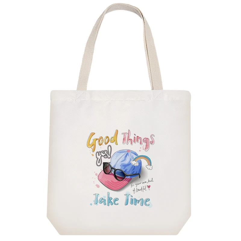 ساک خرید خندالو طرح جمله انگیزشی کد H263