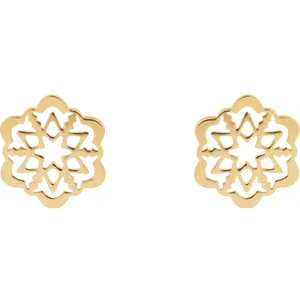 گوشواره طلا 18 عیار زنانه الن نار مدل ELN0682