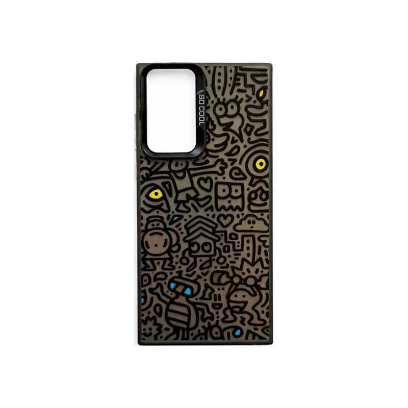 کاور مدل سوکول طرح هنر دودل آرت کد doodleArt88 مناسب برای گوشی موبایل سامسونگ Galaxy S24 Ultra