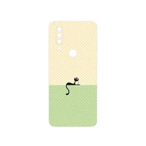 MAHOOT Minimal Internet Cat Icon Cover Sticker for Motorola One Action