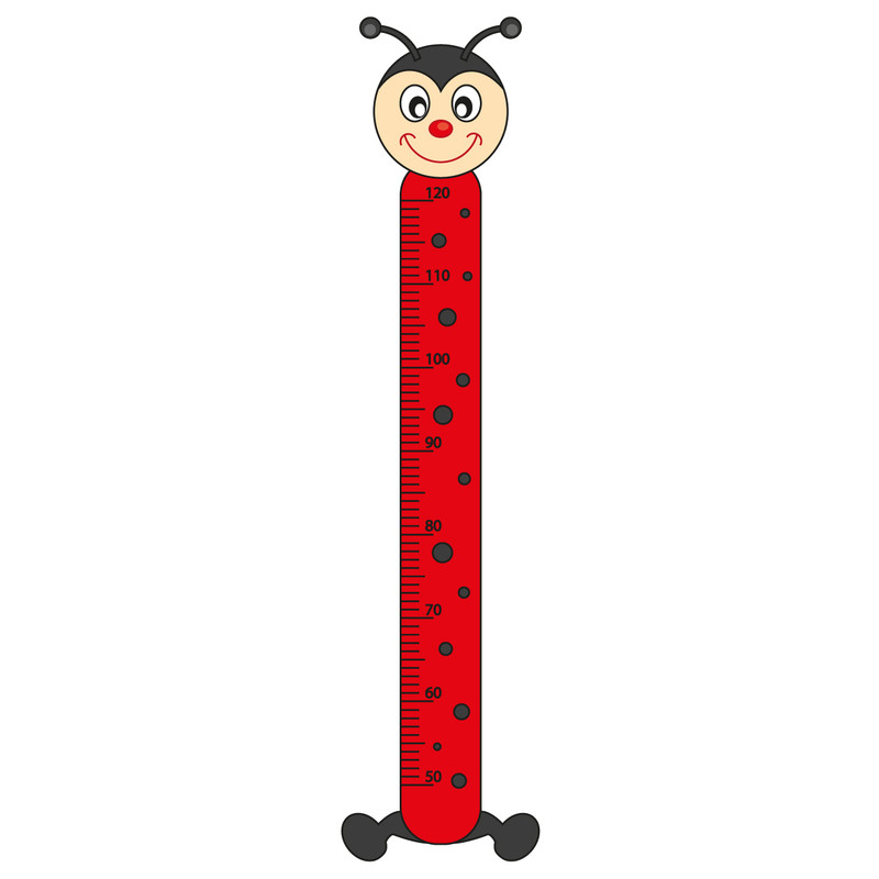 استیکر اندازه گیری کودک باروچین مدل کفشدوزک کد 355