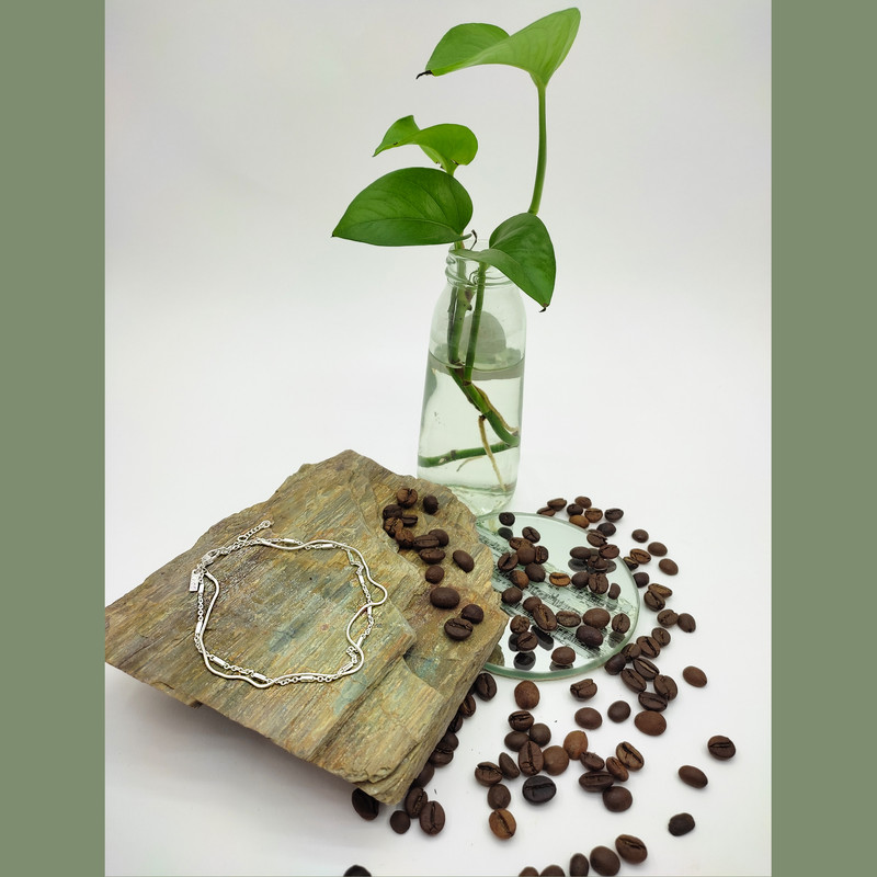 پابند زنانه تاش مدل دو ردیفه پابند زنانه تاش مدل دو ردیفه