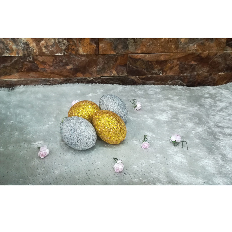 تخم مرغ تزیینی مدل اکلیلی گلسین کد 312 بسته 9 عددی