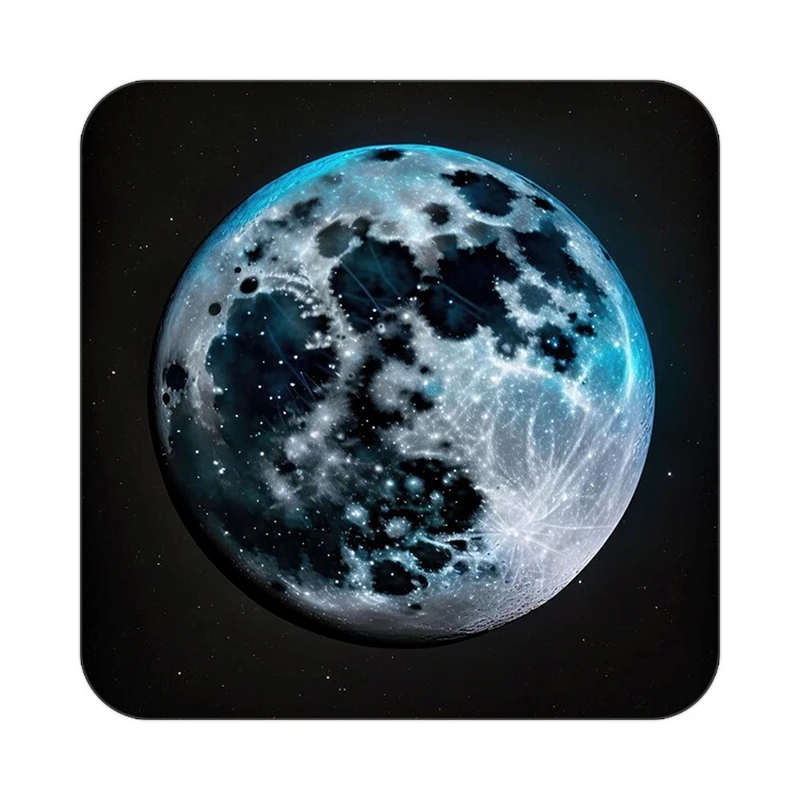 زیر لیوانی کاکتی طرح ماه و ستاره مدل mp52896