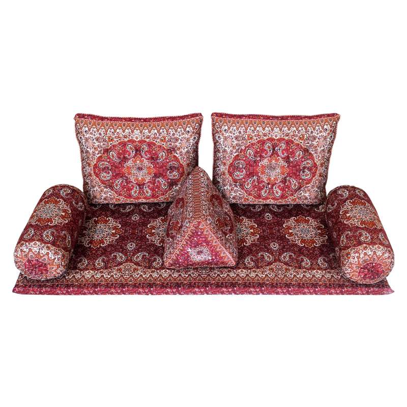 ست 6 تکه پشتی ترمه مدل سالار کد 10070