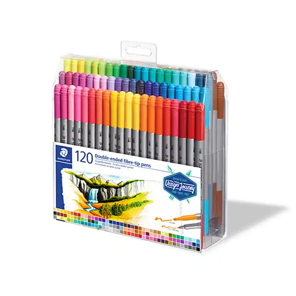 ماژیک رنگ آمیزی استدلر مدل دیزاین بسته 120 عددی