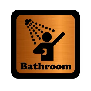 تابلو راهنما طرح نشانه دوش حمام  کدL.03