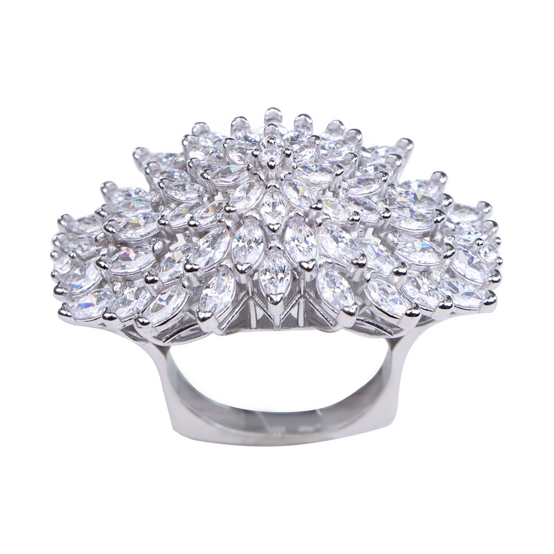 انگشتر نقره مارکیز خور زنانه جی تی ای مدل G_199