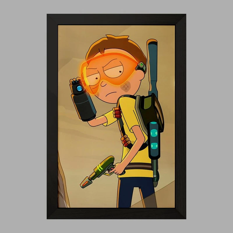 تابلو خندالو مدل انیمیشن ریک و مورتی Rick and Mort کد 26398