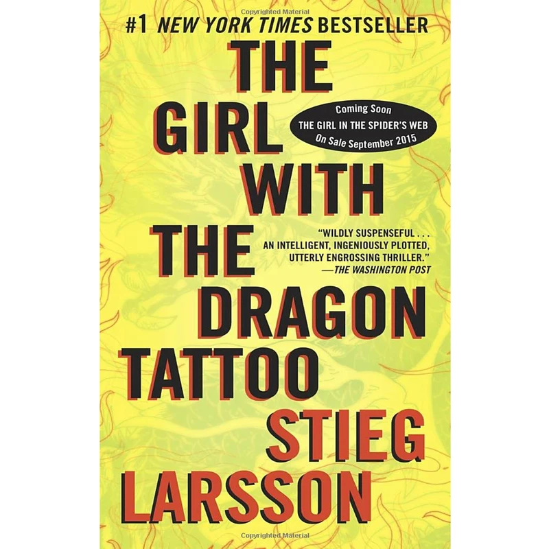 کتاب The Girl With the Dragon Tattoo اثر Stieg Larsson انتشارات Vintage