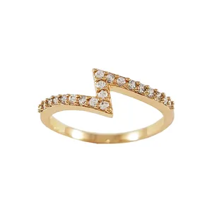 انگشتر زنانه ژوپینگ مدل نگین کد XP569