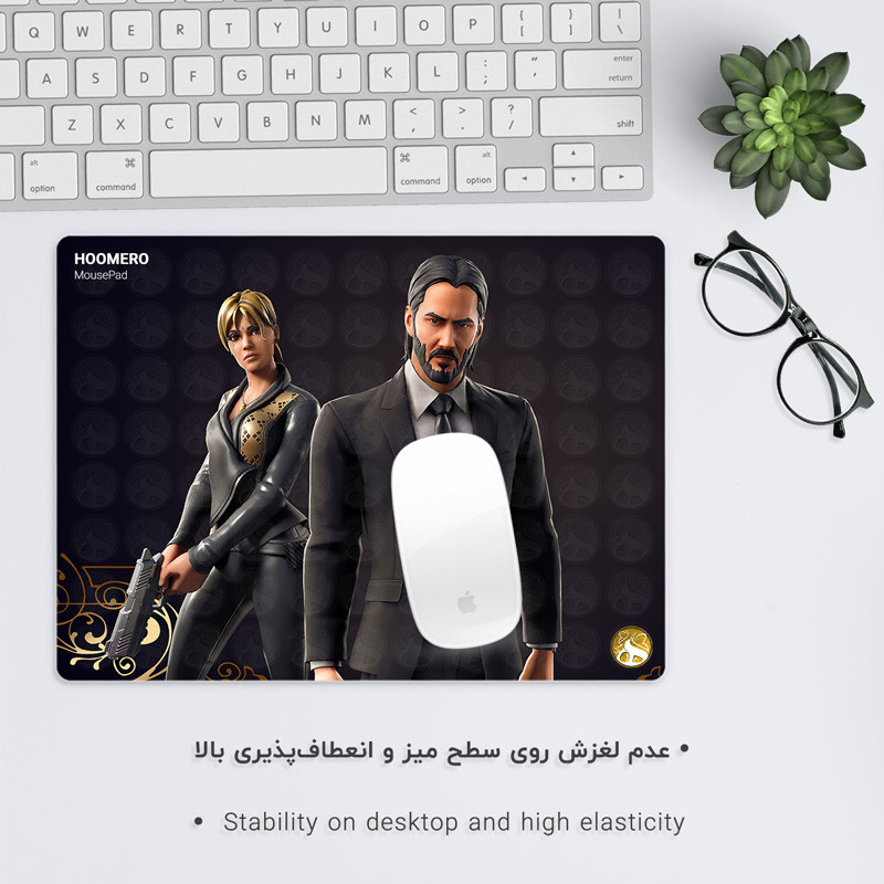 ماوس پد هومرو مدل A3050 طرح بازی فورتنایت 1