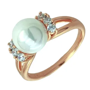 انگشتر زنانه ژوپینگ مدل مروارید کد R4220