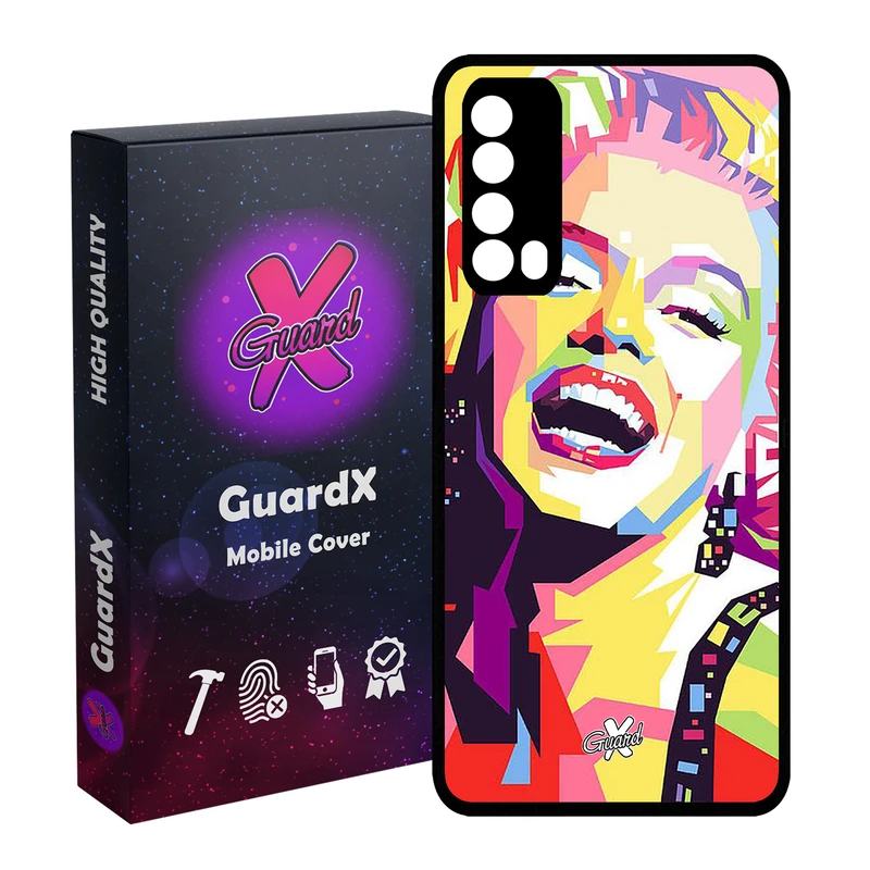 کاور گارد ایکس طرح Marilyn Monroe مدل Glass10273 مناسب برای گوشی موبایل هوآوی Y7A / P Smart 2021