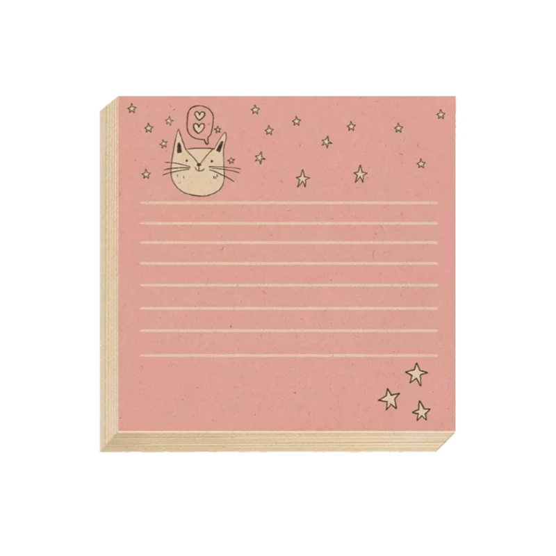 کاغذ یادداشت مریخ مدل Pink cat کد ۱۰۱۱