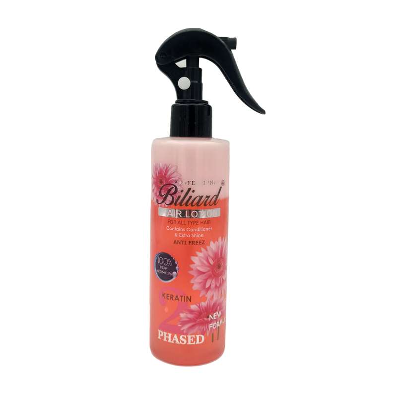 اسپری دو فاز مو بیلیارد مدل Keratin حجم 240 میلی لیتر