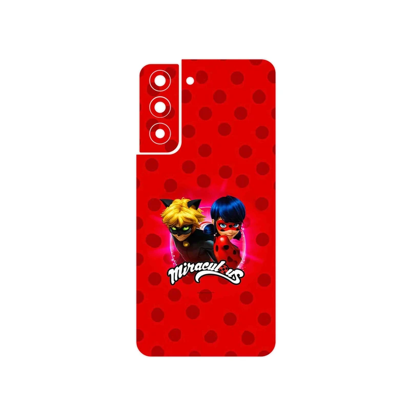 برچسب پوششی ماهوت مدل Ladybug and Cat Noir مناسب برای گوشی موبایل سامسونگ Galaxy S21 FE 5G
