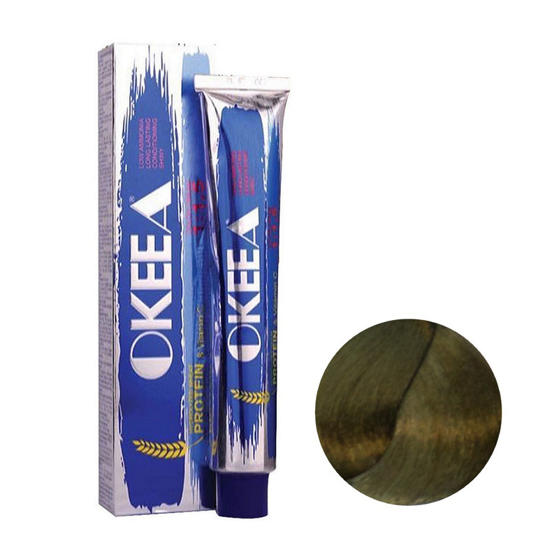 رنگ مو اوکیا شماره 8.2 حجم 200 میلی لیتر رنگ دودی بلوند متوسط