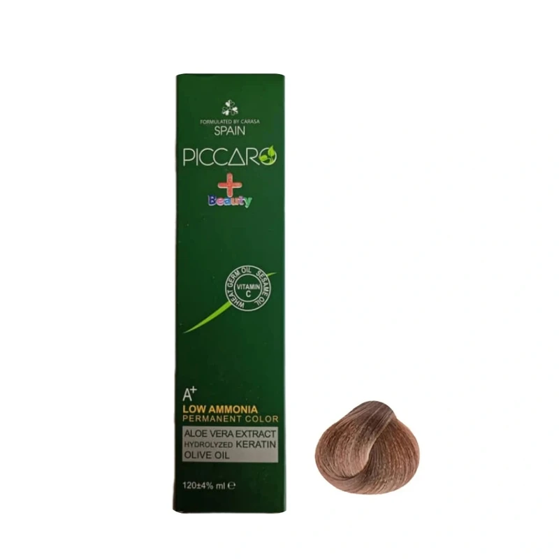 رنگ مو پیکارو شماره 6.75 مدل پلاس بیوتی حجم124میلی لیتر رنگ کاکائویی