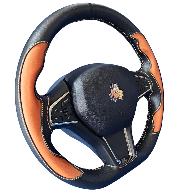 عکس شماره 10 : روکش فرمان مدل بازودار d.cut طرح شعله مناسب برای اطلس g