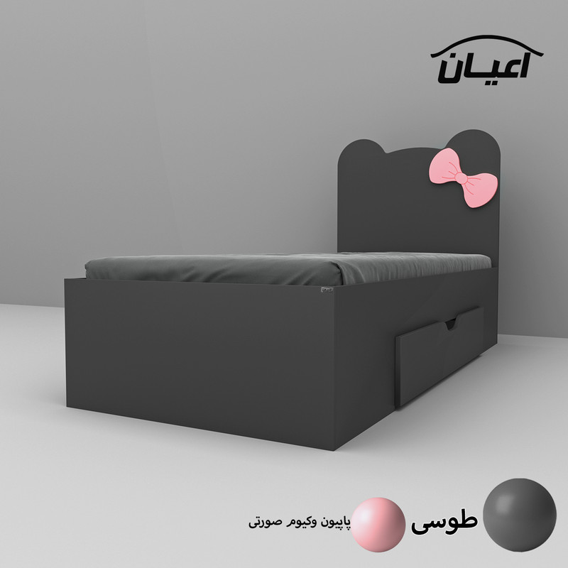 تخت خواب اعیان مدل FH608 سایز 80x180 سانتی متر