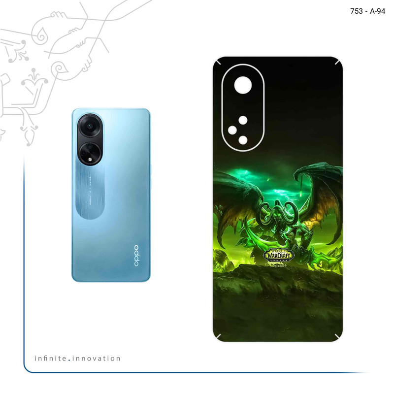 برچسب پوششی ماهوت مدل Warcraft Game Series مناسب برای گوشی موبایل اپو A98