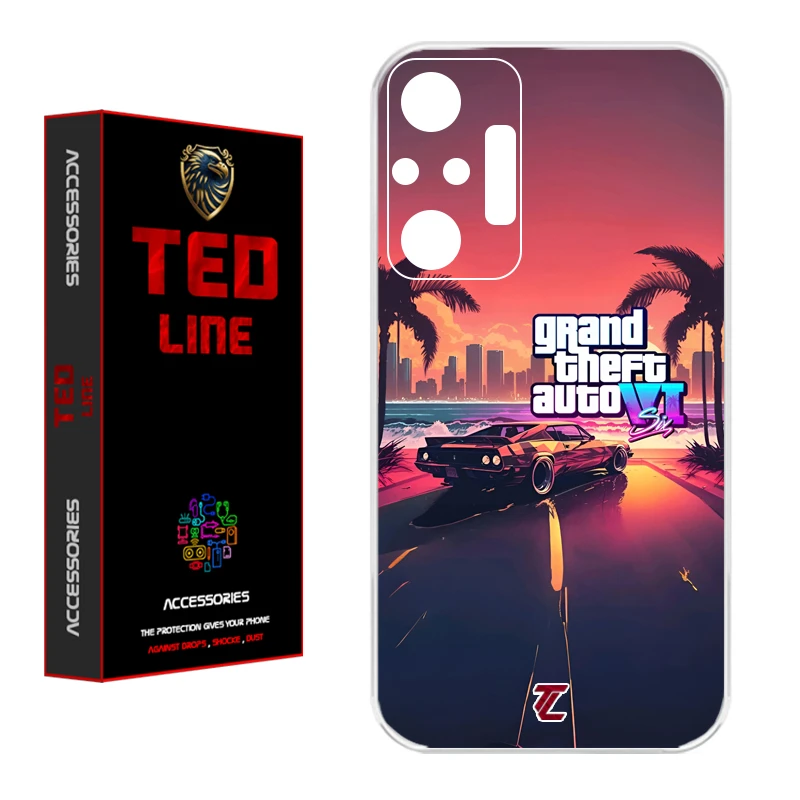 کاور تدلاین طرح جی تی ای 6 کد 1189 مناسب برای گوشی موبایل شیائومی Redmi Note 10 Pro / Note 10 Pro Max