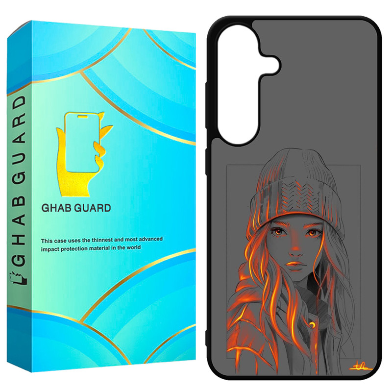 کاور قاب گارد طرح دخترانه مدل GCHPS24 مناسب برای گوشی موبایل سامسونگ Galaxy S24