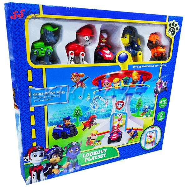 کیت ماشین بازی مدل برج دیدبانی سگ های نگهبان