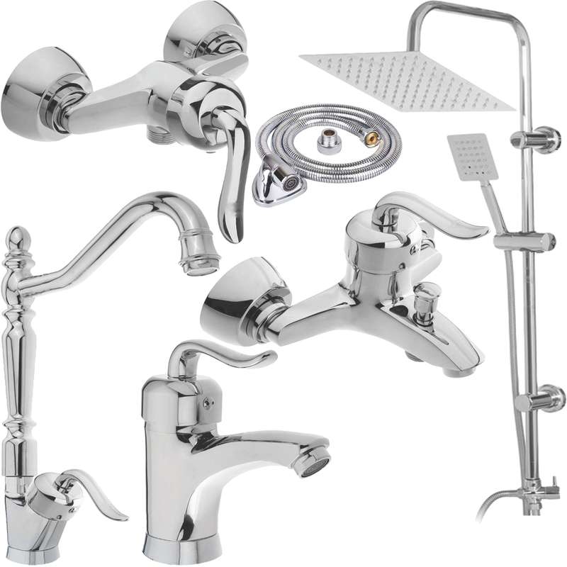 ست شیرآلات ایلمان مدل ونیز UED 85 مجموعه 6 عددی ست شیرآلات ایلمان مدل ونیز UED 85 مجموعه 6 عددی