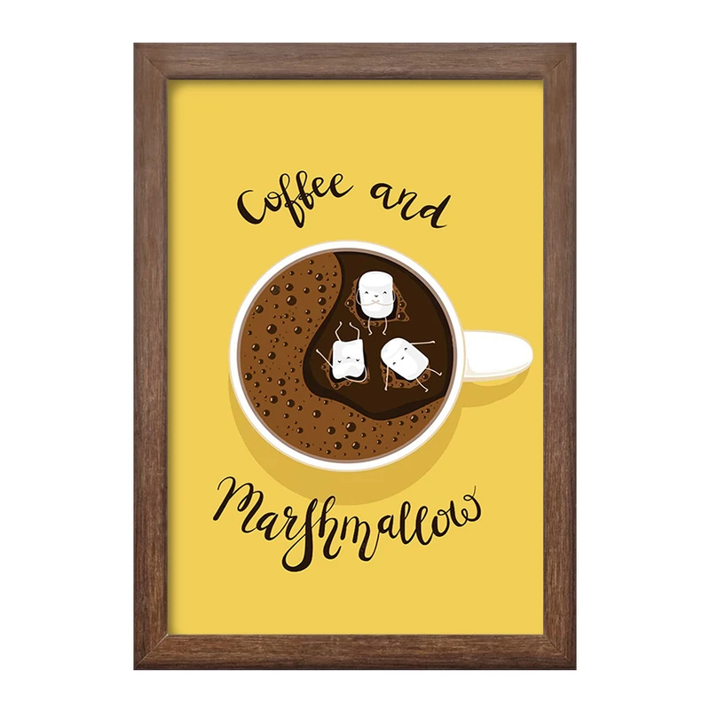 تابلو خندالو طرح کافی شاپ قهوه کد 27507