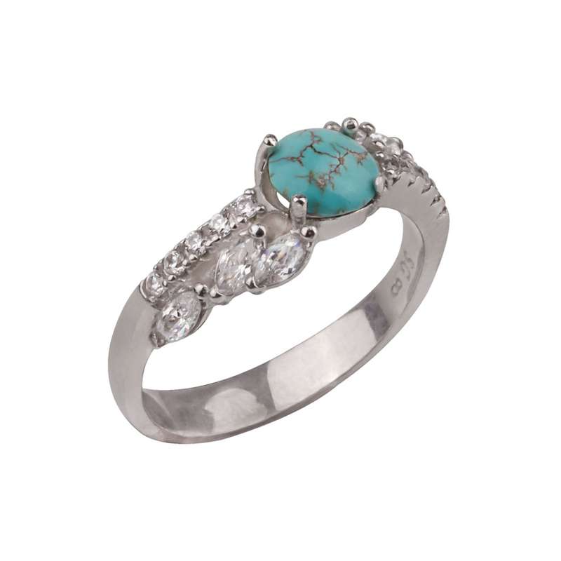 انگشتر نقره زنانه مدل 21844