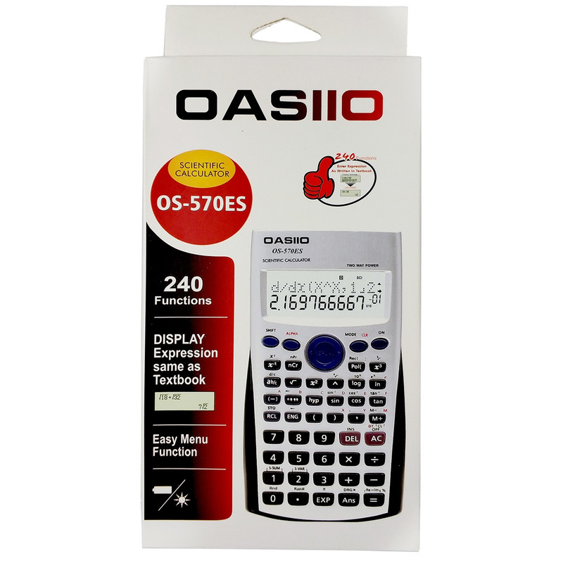 ماشین حساب مهندسی اوسیو مدل OS-570ES کد WSP