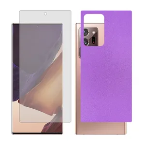 Glass Together model transparent glass screen protector suitable for Samsung Galaxy Note20 Ultra 5G mobile phone with cover sticker on the back of the phone