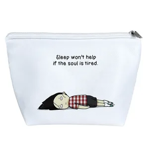 کیف لوازم آرایش دخترانه خندالو مدل افسرده خسته کد H280