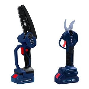 مجموعه کامل اره زنجیری و قیچی براشلس اکتیو مدل AC-3218BL