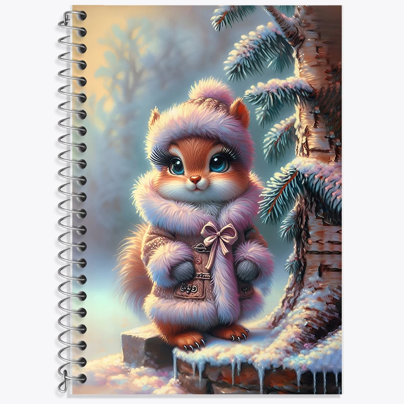 دفتر نت موسیقی 50 برگ خندالو طرح سنجاب کیوت کد F7552