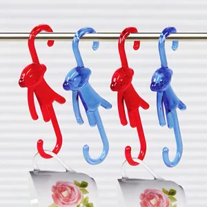 قلاب آویز لیوان مدل میمون مجموعه 6 عددی