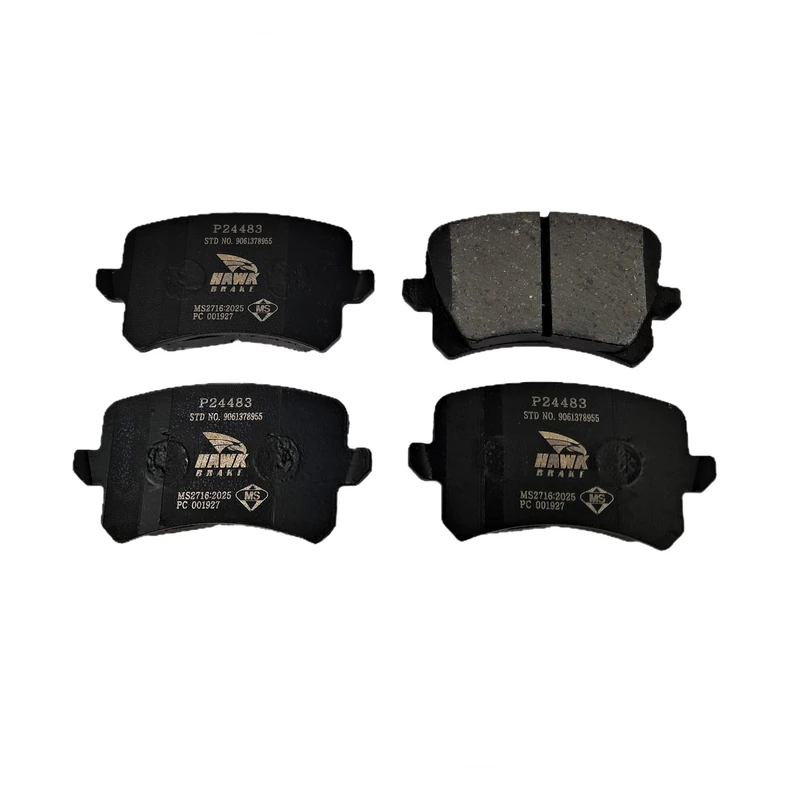 لنت ترمز عقب خودرو هاک بریک مدل P24483 دو جفت مناسب برای جک S5 نیوفیس