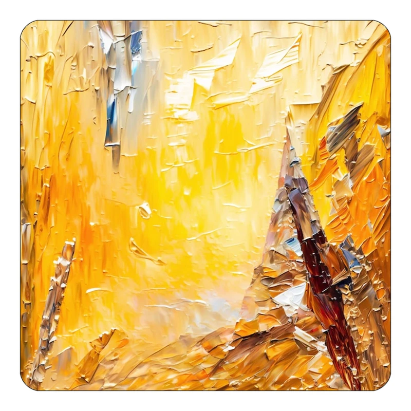 مگنت کاکتی طرح نقاشی رنگ روغن مدل mp69412