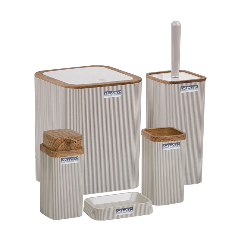 ست سرویس بهداشتی 5 پارچه اقیانوس هوم مدلOKY-463-3-n