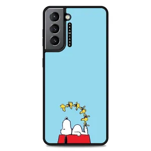 AKAM AMC-WSGS21-SNOOPY-30 Cover For Samsung Galaxy S21