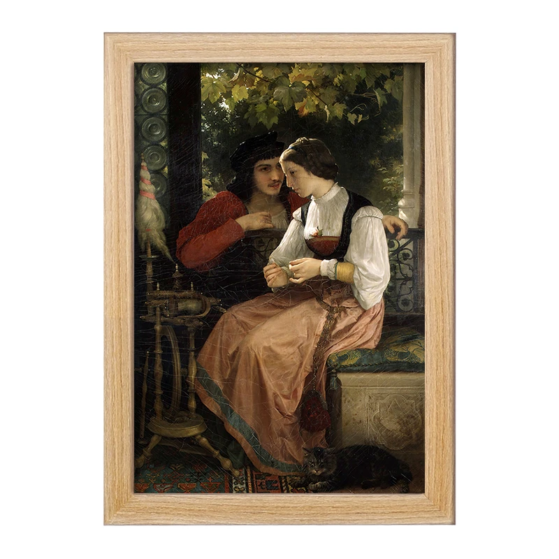 تابلو خندالو مدل نقاشی ویلیام بوگرو کد F12513