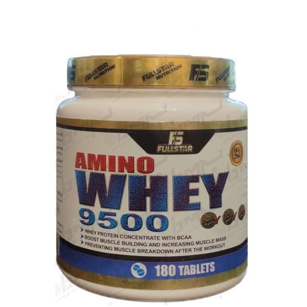 قرص آمینو وی 9500 فول استار بسته 180 عددی