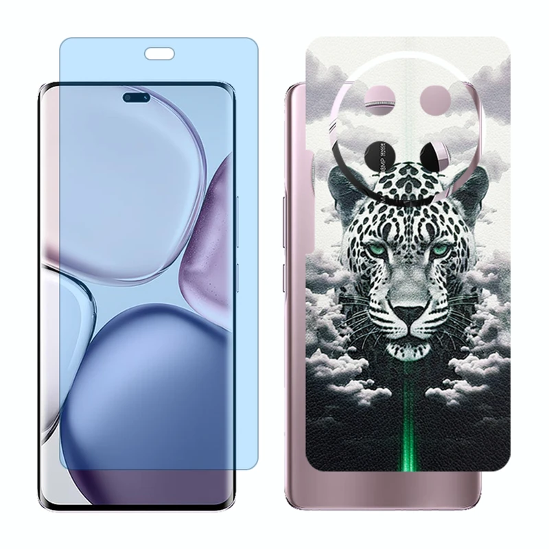 محافظ صفحه نمایش آنتی بلو گلس مدل Together مناسب برای گوشی موبایل آنر X9c به همراه برچسب پوششی