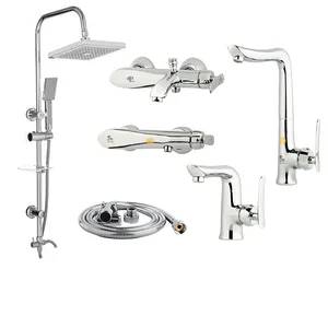 ست شیرآلات پیچک مدل مانلی مدل A953 مجموعه 6 عددی