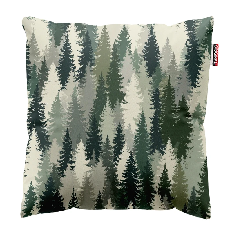 کوسن پاد آفرین مدل جنگل کاج کد PK302968 سایز 30*30 سانتی متر