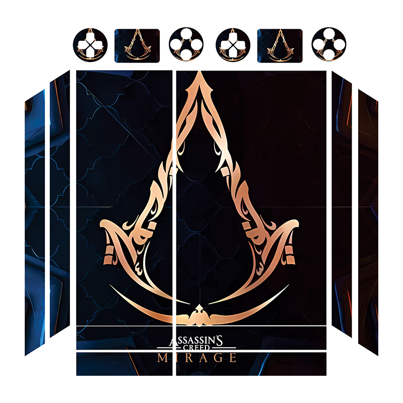 برچسب پلی استیشن 4 فت توییجین وموییجین مدل 01 assassins creed مجموعه 16 عددی