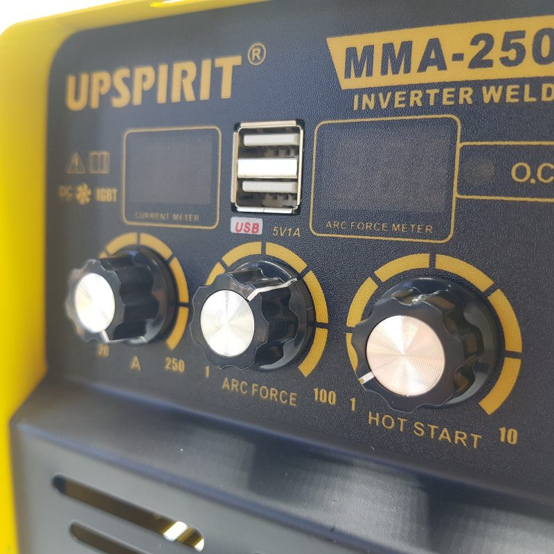 اینورتر جوشکاری 250 آمپر اپ اسپریت مدل hot start